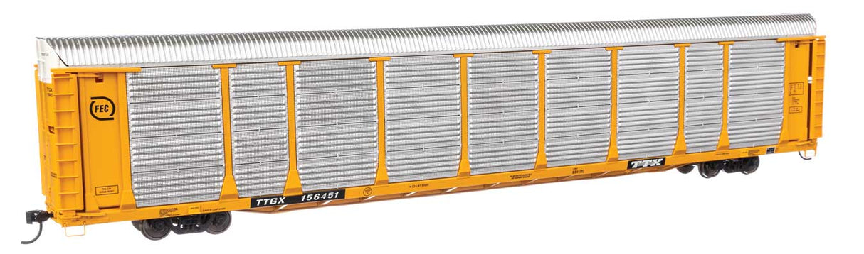 89' Thrall Bi-Level Auto Carrier - Ready To Run -- Florida East Coast TTGX #156451