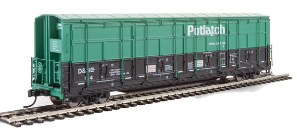 WalthersProto 56' Thrall All-Door Boxcar - Ready to Run -- Potlatch #114 (2-Tone Green) - 920-101930