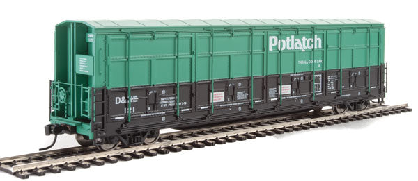 WalthersProto 56' Thrall All-Door Boxcar - Ready to Run -- Potlatch #121 (2-Tone Green) - 920-101931