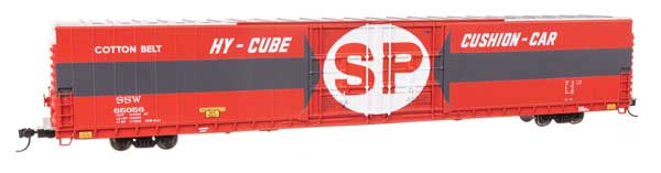 WalthersProto 86' Pullman-Standard Double-Door Hi-Cube Boxcar - Ready to Run -- Southern Pacific(TM)/SSW #65056