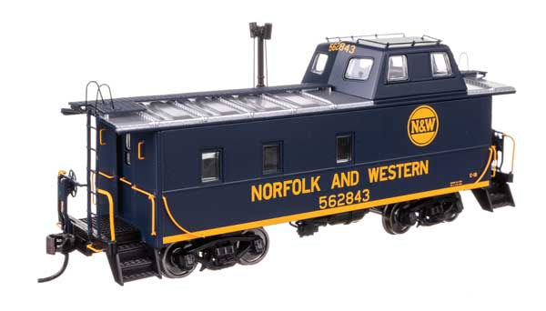 WalthersProto HO Wabash Streamlined Caboose - Ready to Run -- Norfolk & Western #562843 (blue)