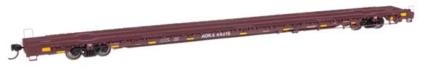 WalthersProto HO 89' Greenbrier TTX 110-Ton Flatcar - Ready to Run -- Greenbrier Management Services AOKX #44015