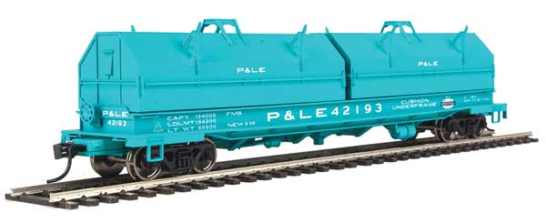 WalthersProto 50' Evans Cushion Coil Car - Ready to Run -- New York Central P&LE #42193 (Angled Hoods, Jade Green) - 920-105250