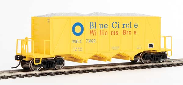 WalthersProto 40' Ortner 100-Ton Open Aggregate Hopper - Ready to Run -- Blue Circle Cement WBCX #73022 - 920-106018
