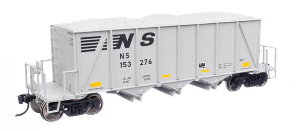 WalthersProto 40' Ortner 100-Ton Open Aggregate Hopper - Ready to Run -- Nofolk Southern #153276