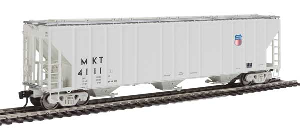 WalthersProto 55' Evans 4780 Covered Hopper - Ready To Run -- Union Pacific(R) w/Missouri-Kansas-Texas(TM) reporting marks #4111 - 920-106166