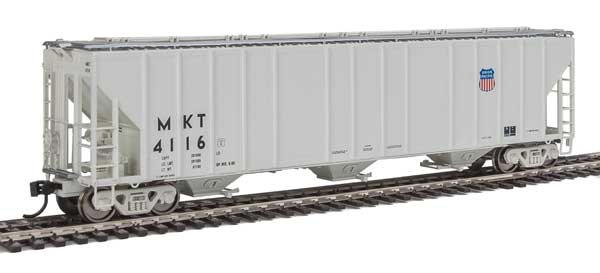 WalthersProto 55' Evans 4780 Covered Hopper - Ready To Run -- Union Pacific(R) w/Missouri-Kansas-Texas(TM) reporting marks #4116 - 920-106167