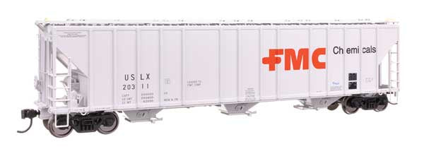 WalthersProto HO 55' Evans 4780 Covered Hopper - Ready To Run -- FMC USLX #20311