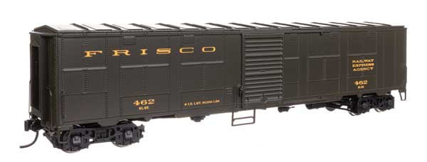 WalthersProto HO NYC-Style Express Boxcar Troop Sleeper Conversion - Ready to Run -- St. Louis San Francisco (SLSF) #462 (green, Frisco Lettering)