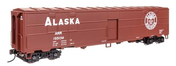 WalthersProto HO CBQ-Style Express Boxcar Troop Kitchen Conversion - Ready to Run -- Alaska (ARR) #1550M