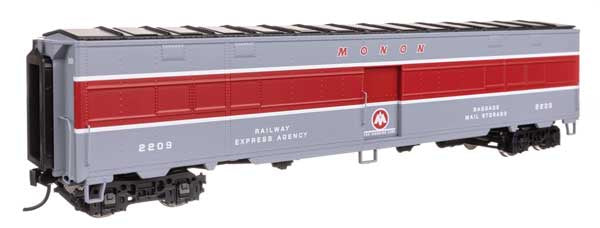 WalthersProto HO CBQ-Style Express Boxcar Troop Kitchen Conversion - Ready to Run -- Monon (MON) #2209