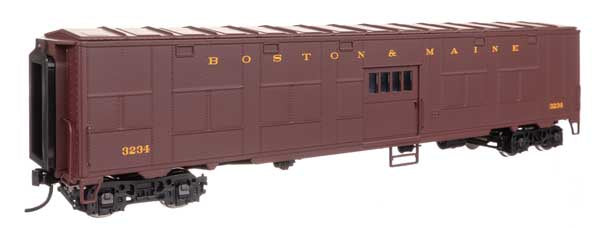 WalthersProto HO C&O-Style Express Boxcar Troop Sleeper Conversion - Ready to Run -- Boston & Maine (B&M) #3234