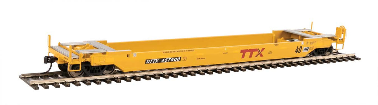 WalthersProto Gunderson Rebuilt All-Purpose 40' Well Car - Ready-to-Run -- TTX DTTX #457500 (New Logo) - 920-109124