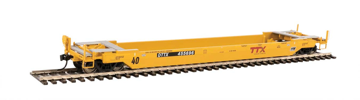 WalthersProto Gunderson Rebuilt All-Purpose 40' Well Car - Ready-to-Run -- TX DTTX #455696 (Forward Thinking Logo) - 920-109125