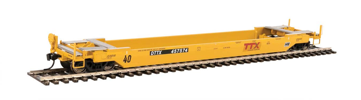 WalthersProto Gunderson Rebuilt All-Purpose 40' Well Car - Ready-to-Run -- TTX DTTX #457574 (Patch) - 920-109133