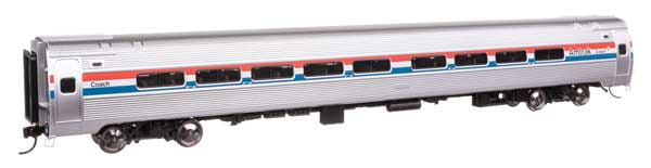 WalthersProto HO 85' Amfleet I 84-Seat Coach - Ready To Run -- Amtrak(R) Phase III  (Decal)