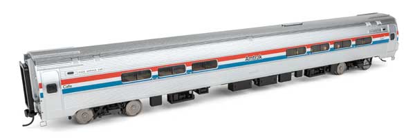 WalthersProto 85' Amfleet I Club Dinette - Ready to Run -- Amtrak(R) (Phase III; Equal red, white & blue Stripes)