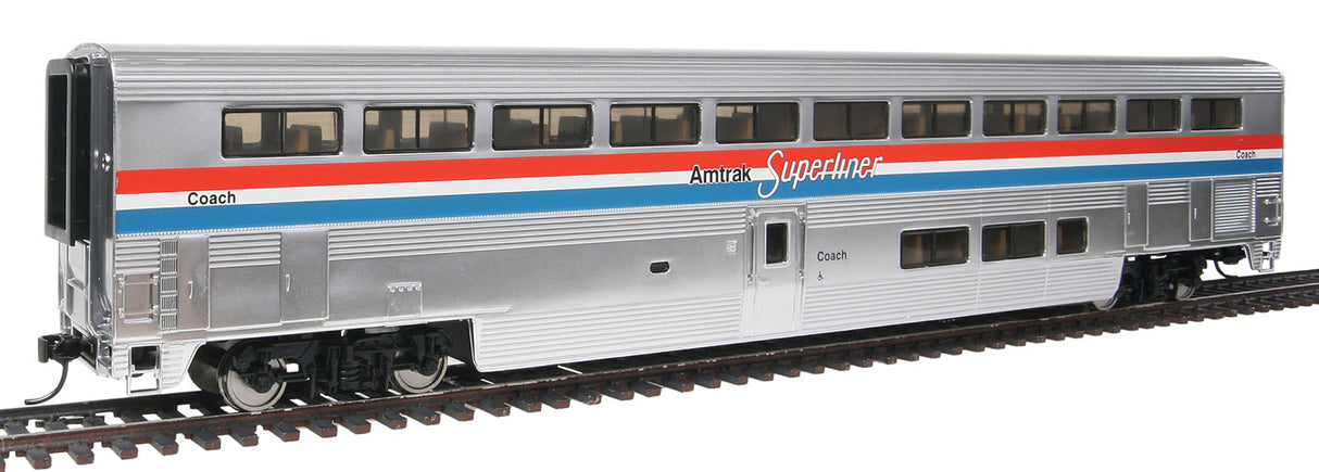 85' Pullman-Standard Superliner I Coach - Lighted - Ready to Run -- Amtrak(R) (Phase III)