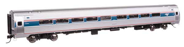 WalthersProto HO 85' Amfleet I 84-Seat Coach - Lighted - Ready To Run -- Amtrak(R) Phase VI  (Decal)