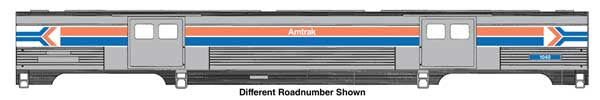 WalthersProto HO 73' Budd Baggage Car - Ready to Run -- Amtrak Phase I #1049