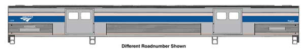 WalthersProto HO 73' Budd Baggage Car - Ready to Run -- Amtrak Phase VI #1211