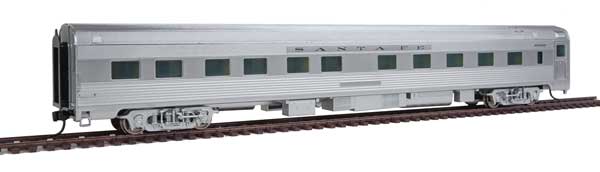WalthersProto 85' Budd 10-6 Sleeper -- Lighted - Santa Fe (Real Metal Finish with Decals) - 920-14400