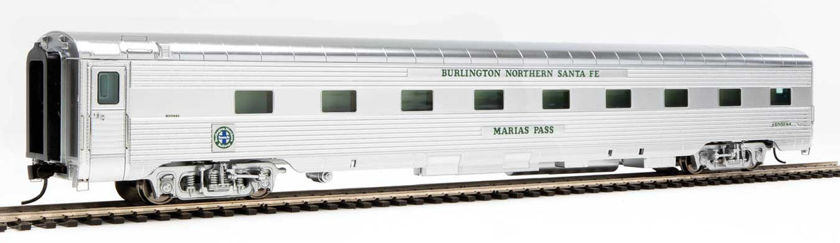 WalthersProto 85' Pullman-Standard Regal Series 4-4-2 Sleeper - Ready to Run -- BNSF #64 Marias Pass, Business Train (Real Metal Finish) - 920-15254