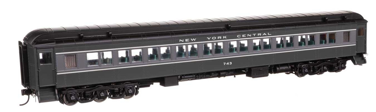 WalthersProto HO 82' Pullman-Built Heavyweight Paired-Window Coach - Ready to Run -- New York Central (NYC) #743