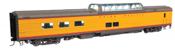 WalthersProto 85' ACF Dome Diner - Standard - Union Pacific(R) Heritage Series -- Union Pacific Standard with decals; (yellow, red, gray trucks)