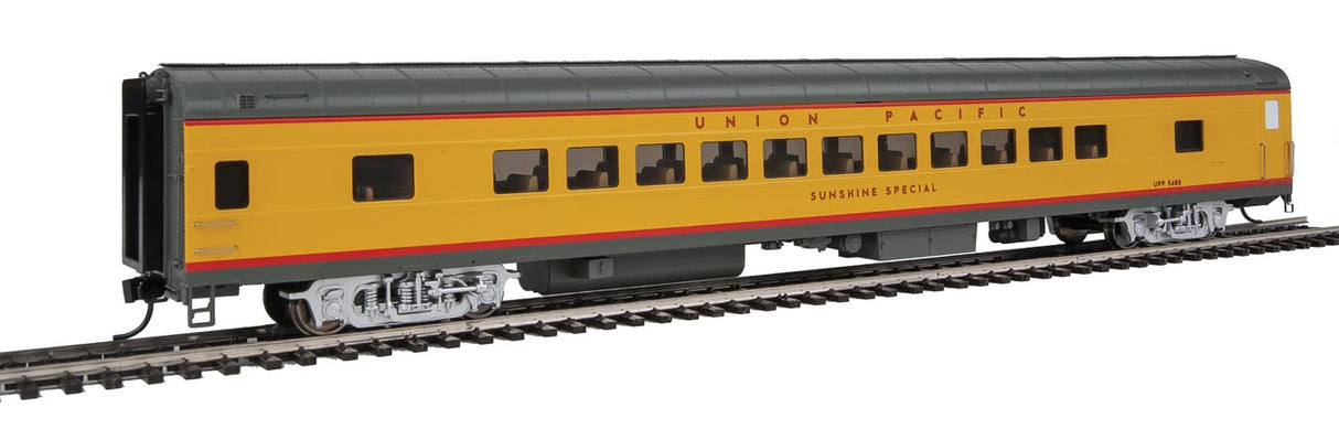 WalthersProto HO 85' ACF 44-Seat Coach - Lighted - Union Pacific(R) Heritage Fleet -- Sunshine Special UPP #5480; Late w/printed name & number