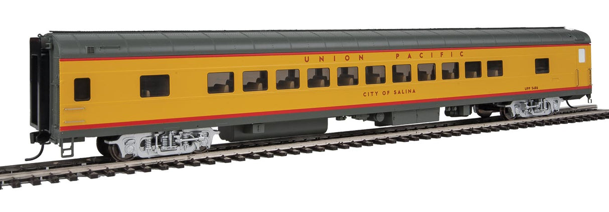 WalthersProto HO 85' ACF 44-Seat Coach - Lighted - Union Pacific(R) Heritage Fleet -- City of Salina UPP #5486; Late w/factory-printed name, number