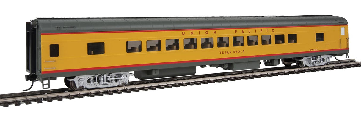 WalthersProto HO 85' ACF 44-Seat Coach Union Pacific(R) Heritage Fleet - Ready to Run - Lighted -- Texas Eagle UPP #5483; Late w/factory-printed name, number