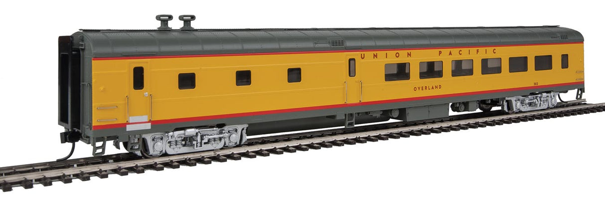 WalthersProto HO 85' ACF 48-Seat Diner - Lighted - Union Pacific(R) Heritage Fleet -- Overland UPP #302; Late w/printed name & number