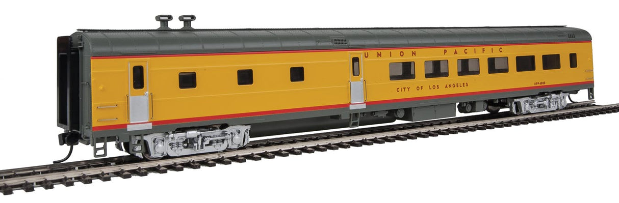 WalthersProto HO 85' ACF 48-Seat Diner - Lighted - Union Pacific(R) Heritage Fleet -- City of Los Angeles UPP #4804; Late w/printed name & number