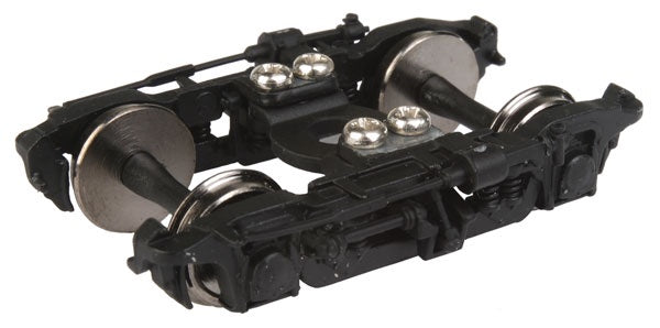 WalthersProto GSC 41-HR Passenger Trucks w/36" Metal Wheels -- Black - 1 Pair - 920-2102