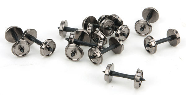 WalthersProto HO 36" Wheelsets w/plastic axles  12-pk