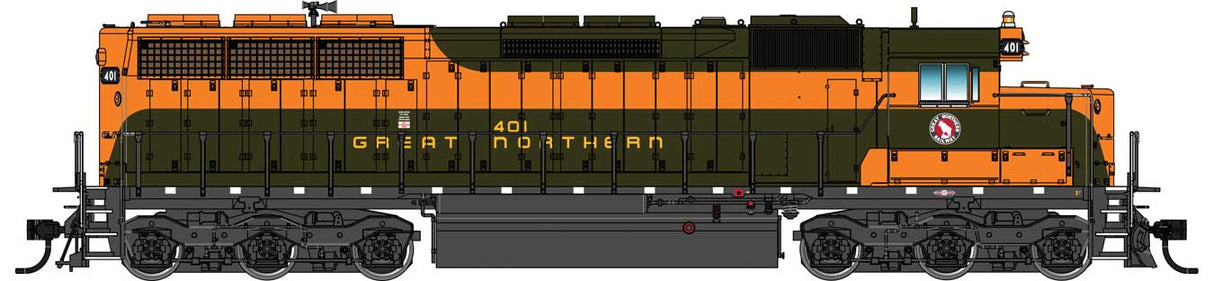 WalthersProto EMD SD45 - LokSound 5 Sound & DCC -- Great Northern #401 - 920-41150