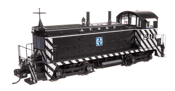 WalthersProto HO EMD NW2 - LokSound 5 Sound and DCC -- Santa Fe #2411