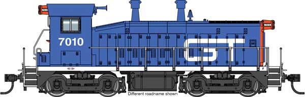 Walthers Mainline HO EMD SW9 - Standard DC -- Grand Trunk Western #7015