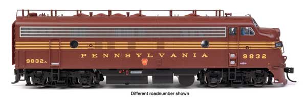 WalthersProto EMD FP7 Standard DC -- Pennsylvania Railroad EFP-15 #9835A (Tuscan 5-Stripe)