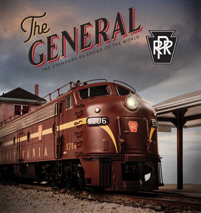 WalthersProto HO Pennsylvania Railroad's 1960s The General -- Deluxe Edition Washington Section - 3 Cars