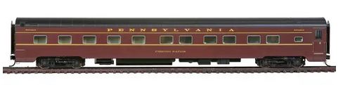 WalthersProto 85' Pullman-Standard 10-6 Sleeper Plan 4129 -- Pennsylvania Railroad Class PS106A Fishing Rapids (Tuscan, black, Dulux) - 920-9723