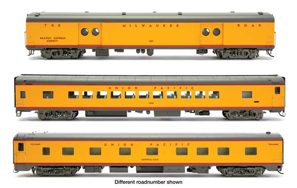 WalthersProto Holiday Season City of San Francisco Consist Expansion Set -- Standard w/Decals - MILW Express, UP(R) Coach - UP 4-4-2 Sleeper