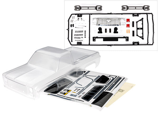 Traxxas 9212 Body 1979 CHEVY K10 Clear - TRA9212