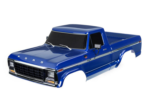Traxxas 9230-BLUE TRX-4 Body, Ford F-150 (1979), Complete, - Blue