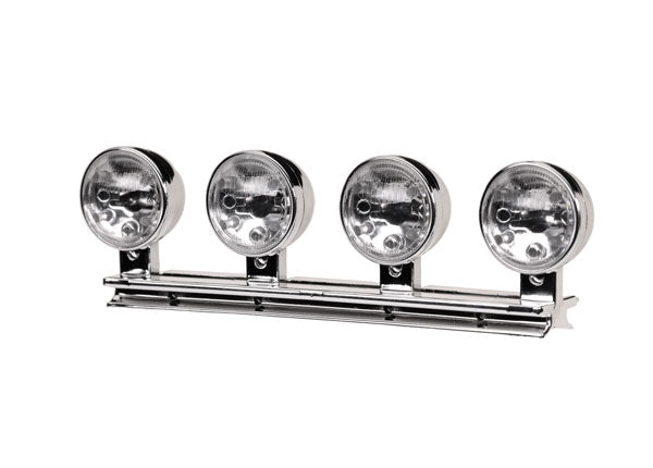 Traxxas 9263 Light bar, chrome (housing & lens only) (fits #9262 or 9262X roll bar)