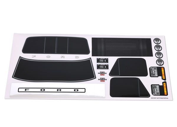 Traxxas 9297 Decal Sheet, Ford F-150 (1979)
