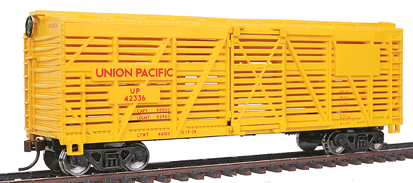 Walthers Trainline 40' Stock Car - Ready to Run -- Union Pacific(R) - 931-1680