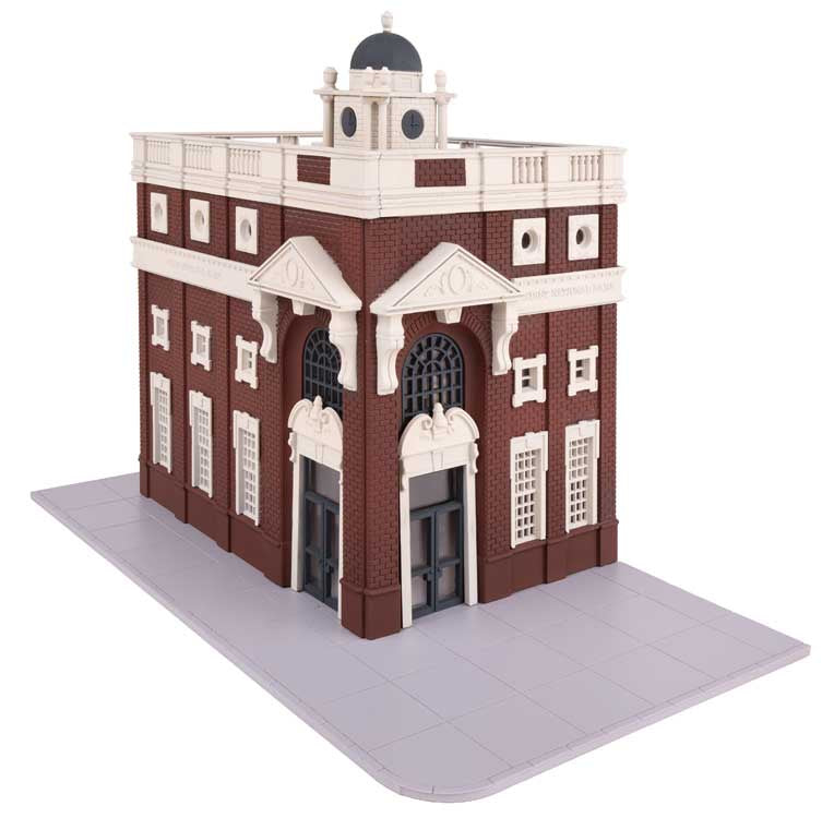 Walthers Trainline HO First National Bank – Kit