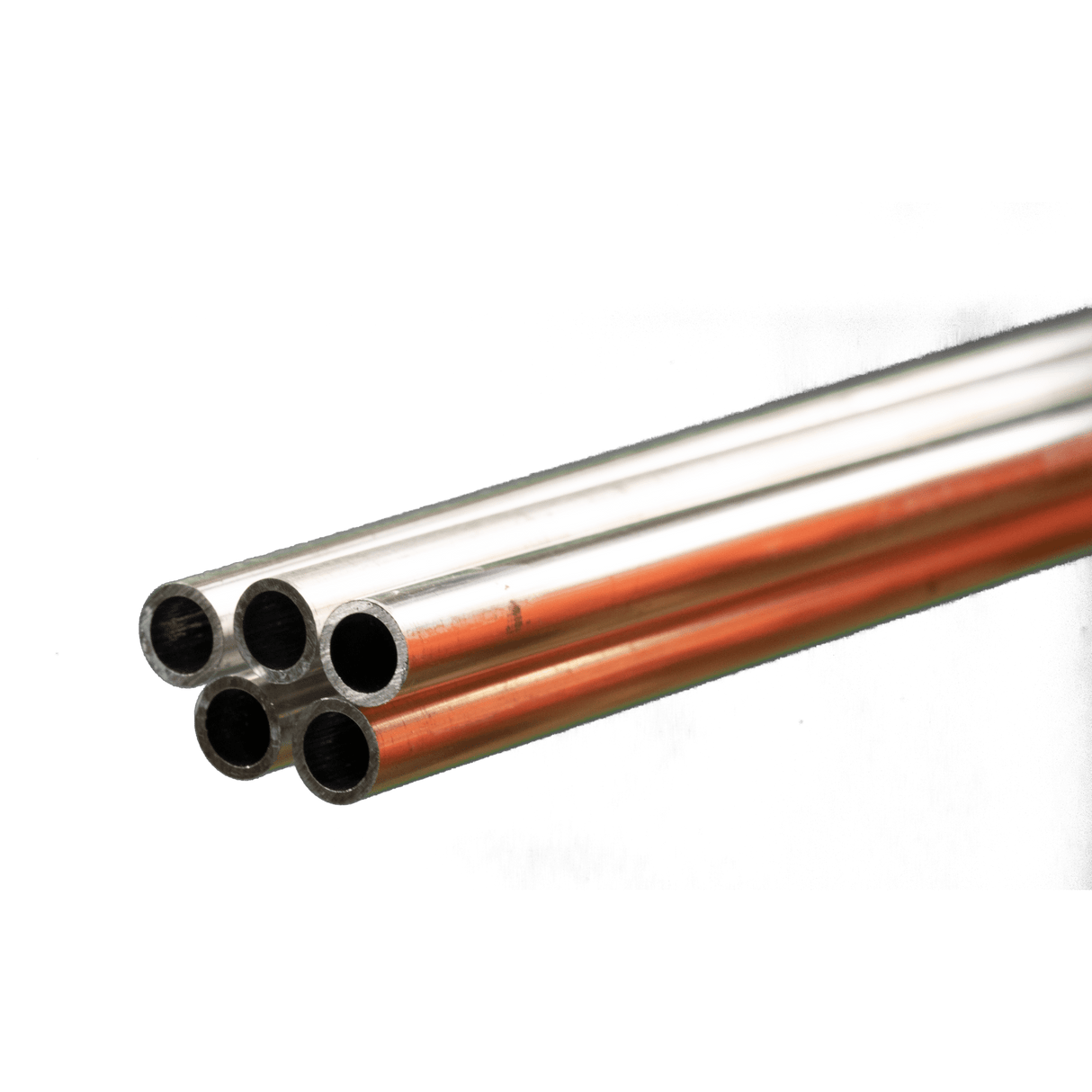 .029" Thick Round Aluminum Tube - Measures 36" Long -- 5/16" Diameter